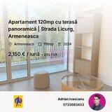 Apartament 120mp cu terasa panoramica | Strada Licurg,  Armeneasca